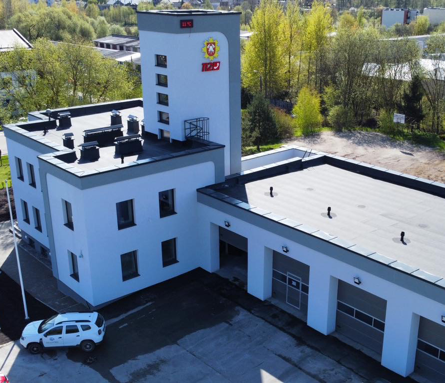 Reconstruction of the fire station in Šalčininkai