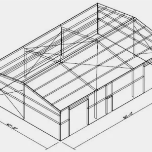 Warehouse 10x10m project